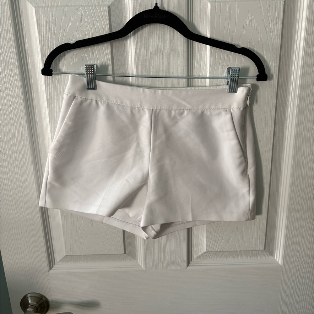 Express High Waist White Women's Shorts